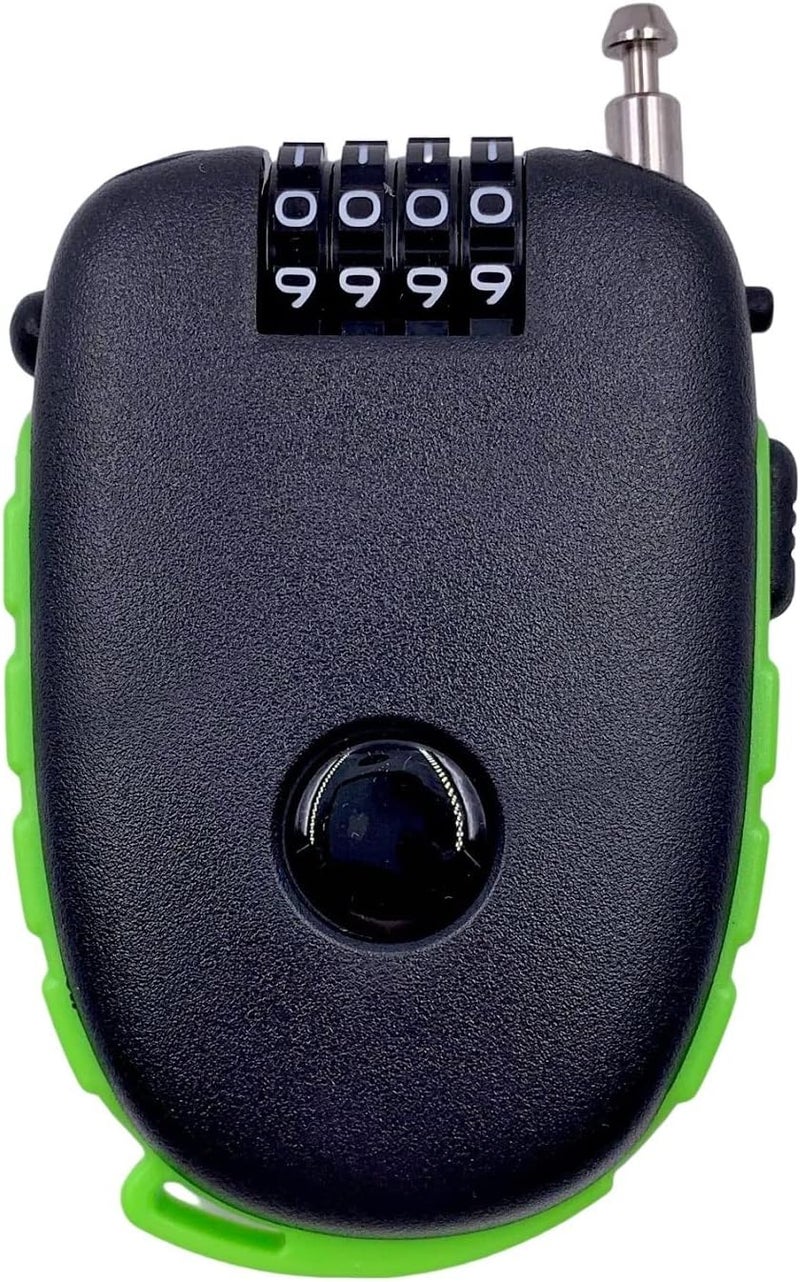 Bosvision Ultra-Secure 4-Digit Combination Lock with 90cm Retractable Cable for Bike, Ski, Snowboard and Stroller - Image 1